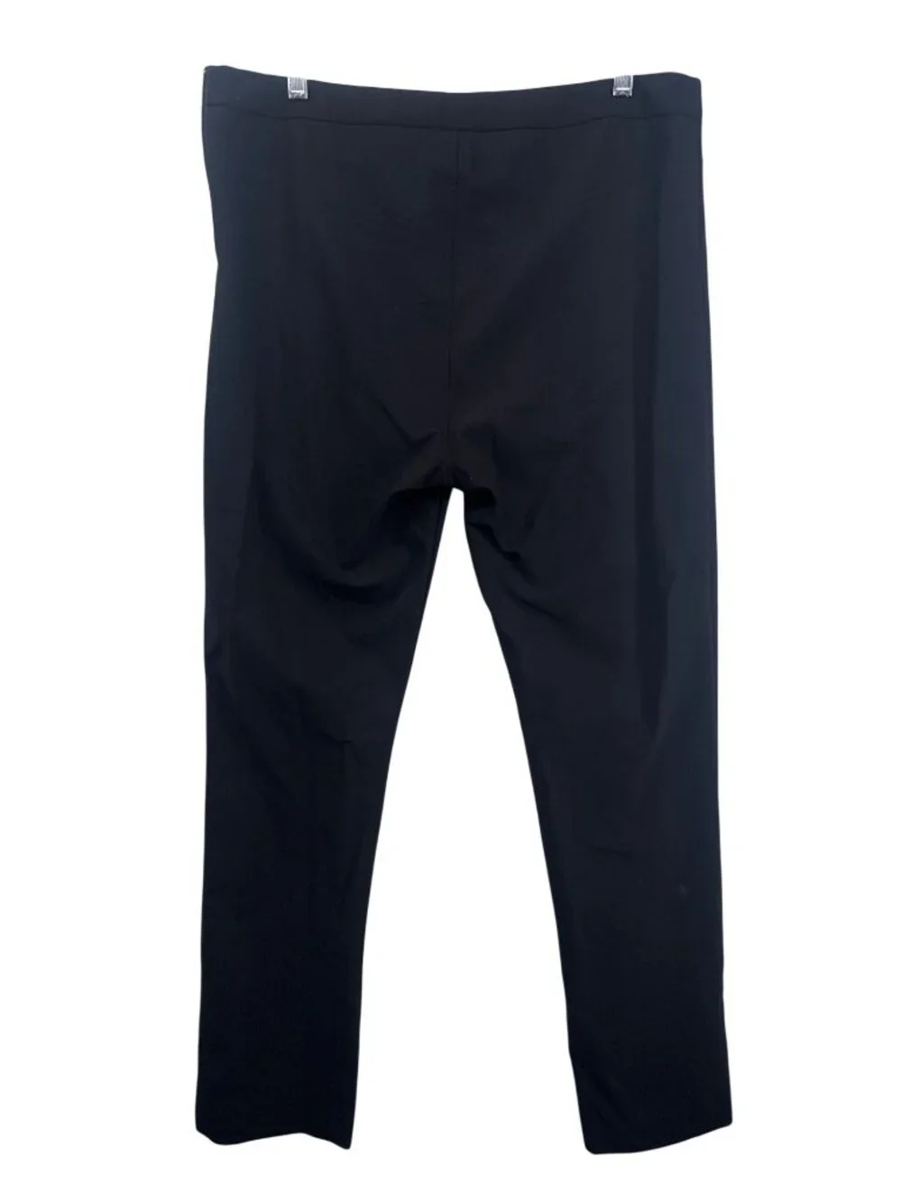 MM Lafleur Women Pant Sz 16 Black Side-Zip CottonBlend Modern City Urban Stretch - Picture 4 of 10